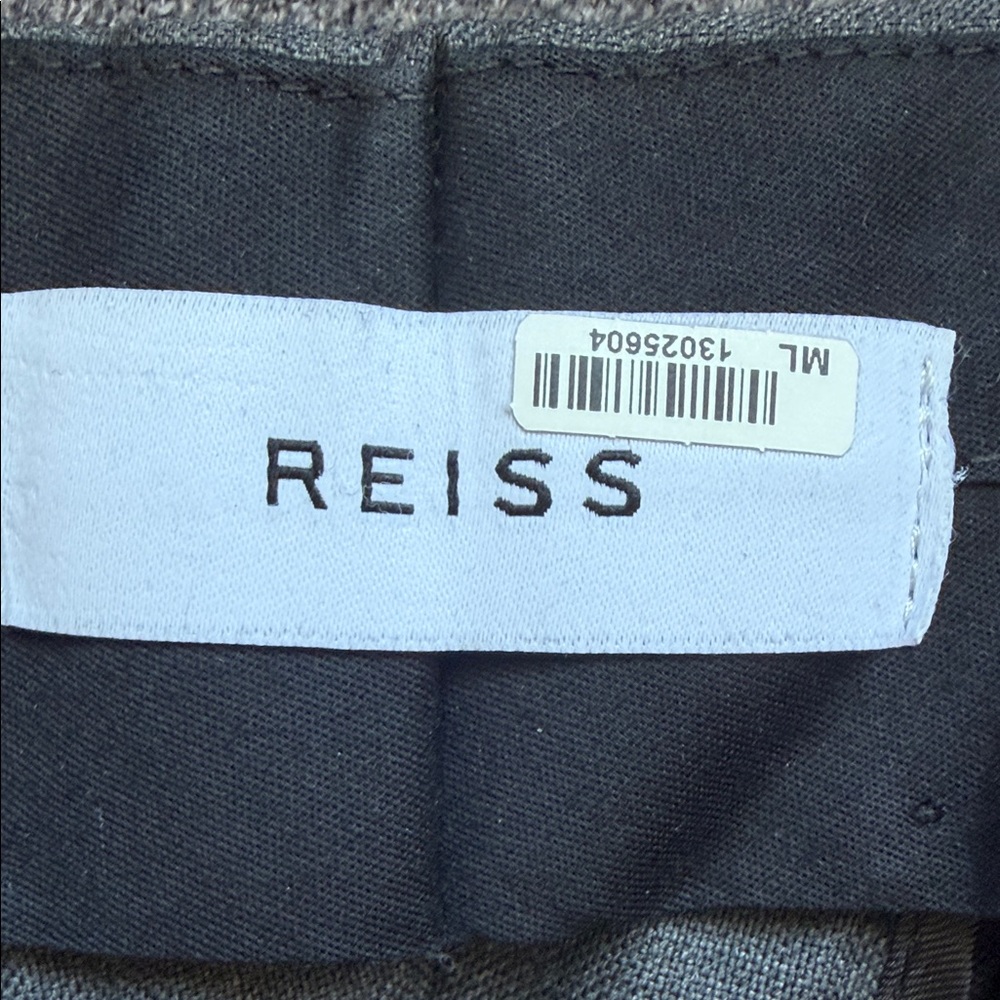 Reiss Charcoal and Light Gray Fabric